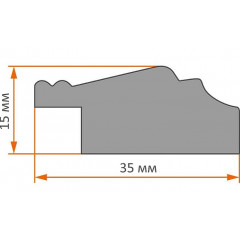 351-80 пластиковая рамка A4