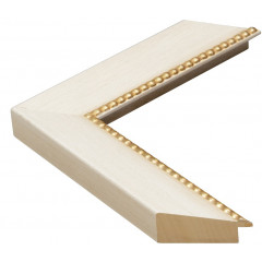 157-051 багет дерево белый