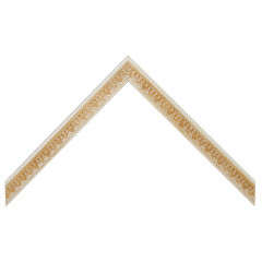 262-51 багет дерево белый