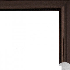 061-B багет из пластика коричневый