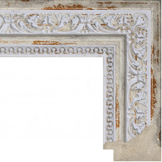 121-01 багет из пластика белый