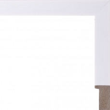 220-012 багет из пластика белый