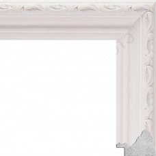43-D3 багет из пластика белый