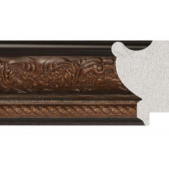 520-072 багет из пластика коричневый