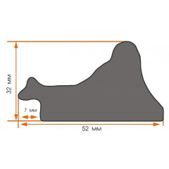 53-K64 пластиковая рамка 30-40 
