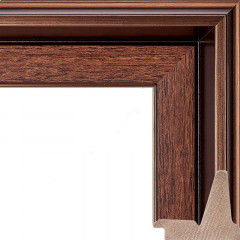 80-56 багет из пластика коричневый