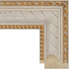 97-1 багет из пластика белый