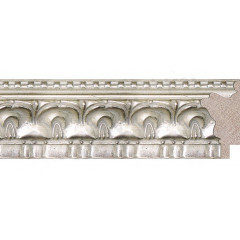 GE86-27 багет из пластика серебро