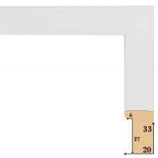 203-5 багет из пластика белый
