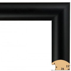 241-9 багет из пластика чёрный