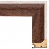 F-24 пластиковая рамка 50-50