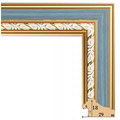 F-131 пластиковая рамка 50-50