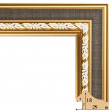 F-26 пластиковая рамка 50-50