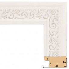 311-8 багет из пластика белый