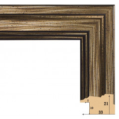 321-4 багет багет из пластика коричневый