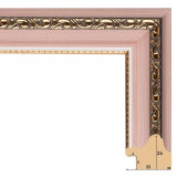 F-37 пластиковая рамка 60-80