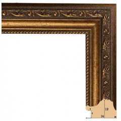 F-46 пластиковая рамка 50-50