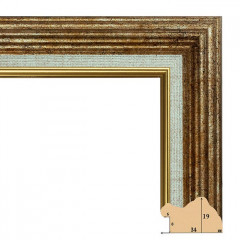 341-6 багет из пластика коричневый