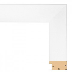 616-5 багет из пластика белый