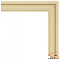 383-1 багет из пластика бежевый