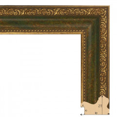 402-8 багет из пластика коричневый