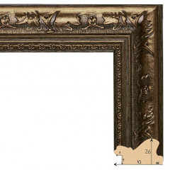 432-17 багет из пластика коричневый