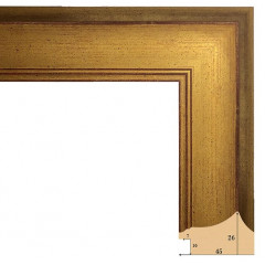 452-1 багет из пластика коричневый 