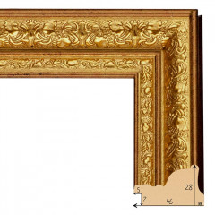 FL-1 багет из пластика золото