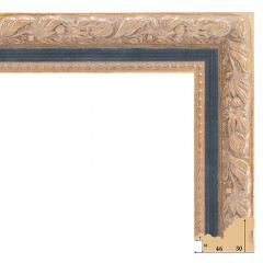 463-11 багет из пластика золото