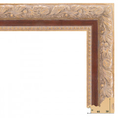 463-17 багет из пластика золото