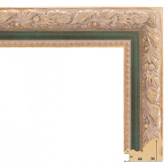 46-8 багет из пластика золото