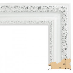 522-5 багет из пластика белый