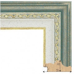 621-10 багет из пластика зелёный