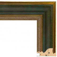 562-8 багет из пластика зелёный