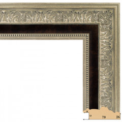 F-67 пластиковая рамка 70-100