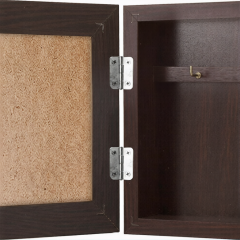 Петли для ключниц и шкатулок H-16S, 24х18х1.5 мм (100 шт.)