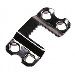 Зубчатая подвесная пластина zu-05 36х26 мм