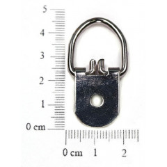 Подвес усиленный с 1 отверстиями для зеркал и картин pt-07 16х47 мм, никель