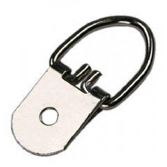 Подвес усиленный с 1 отверстиями для зеркал и картин pt-07 16х47 мм, никель