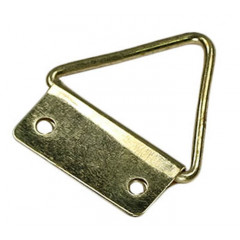 Треугольная подвеска с 2 отверстиями большая, 30х30 мм PT14