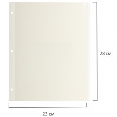 Листы для альбома магнитные 23-28 см, 10 шт, Brauberg