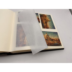 LEO кожаный альбом в кейсе из дерева под наклейку