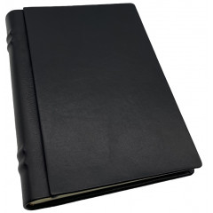 Black кожаный альбом под наклейку