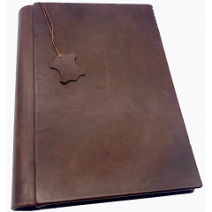 Classic marrone кожаный альбом под наклейку 