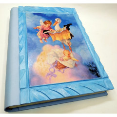 Аист детский альбом голубой