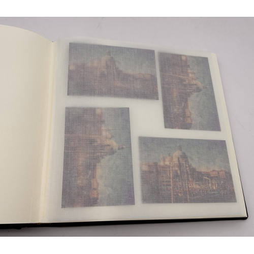 Цветы кожаный альбом под наклейку