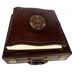 Эксклюзив кожаный альбом в кейсе