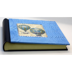 Fiabo детский фотоальбом голубой под наклейку