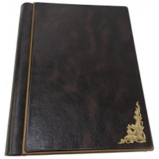 Цветы кожаный альбом под наклейку