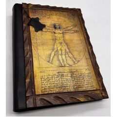 Леонардо. Анатомия альбом под наклейку